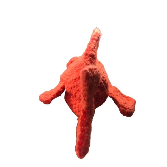 GOLD FISH HAND MADE CROCHET Purse Metal Vintage Frame Kiss Clasp Lock - Picture 8 of 11